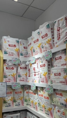 डिस्पोजेबल फ्री सैंपल सुपर सॉफ्ट ब्रीथेबल नवजात लंगोट बेबी डायपर खींचो