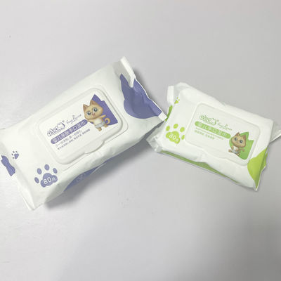 गीला ऊतक 80 ढक्कन के साथ नरम गैर बुना बेबी पोंछे खींचता है