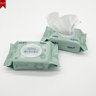 कस्टम डिस्पोजेबल स्पूनलेस गैर बुना बेबी मोटी गीले पोंछे