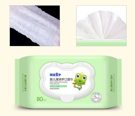 नई डिजाइन प्राकृतिक जैविक बेबी गीले पोंछे बच्चे के लिए कोमल कपास पानी पोंछे