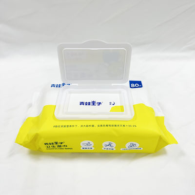 बच्चों के वयस्कों के लिए स्पूनलेस गैर बुना कपड़ा डिस्पोजेबल वेट वाइप