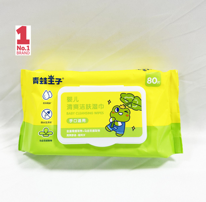 चीन कारखाने OEM निजी लोगो शराब के बिना हाथ धोने गीले पोंछे 50pcs
