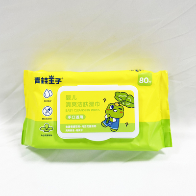 चीन कारखाने OEM निजी लोगो शराब के बिना हाथ धोने गीले पोंछे 50pcs