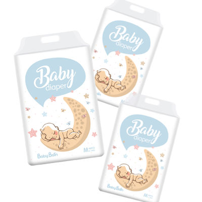 बच्चे के लिए इको-बायोडिग्रेडेबल 100% बांस फाइबर डिस्पोजेबल बेबी नेचर नैपी डायपर का निर्माण करें