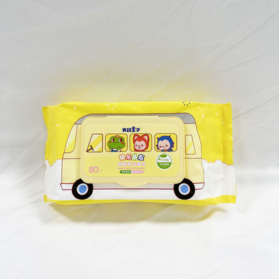 अनुकूलित व्यक्तिगत सफाई देखभाल बच्चे के ऊतक गीले पोंछे बच्चे की सफाई के लिए जैविक बांस