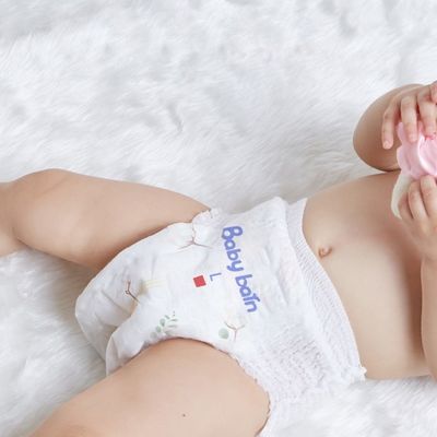 यात्रा के लिए सांस लेने योग्य सुपर अवशोषण सॉफ्टवेयर डिस्पोजेबल कस्टम पोर्टेबल बेबी पैंट डायपर